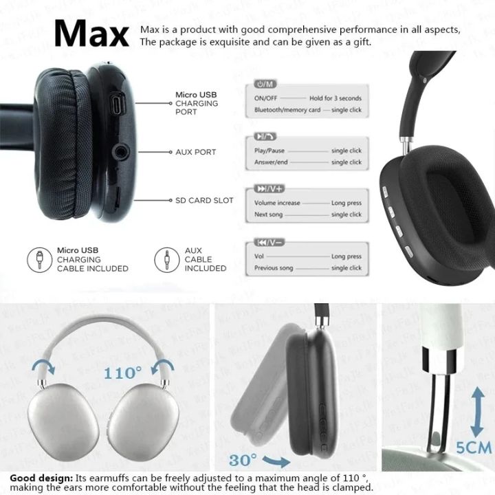 New%20P9%20Wireless%20Bluetooth%20Headphones%20Noise%20Cancelling%20with%20Microphone%20Pods%20Over%20Ear%20Sports%20Gaming%20Headset%20for%20Apple%20iPhone%20-%20Image%205