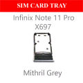 Infinix Note 11 Pro Note 12 Sim Tray and SD Card Slot with Ejector Pin.