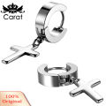Carat Ear Dangle Huggie Hinged Hoop Huggie Hinged Hoop Earrings.