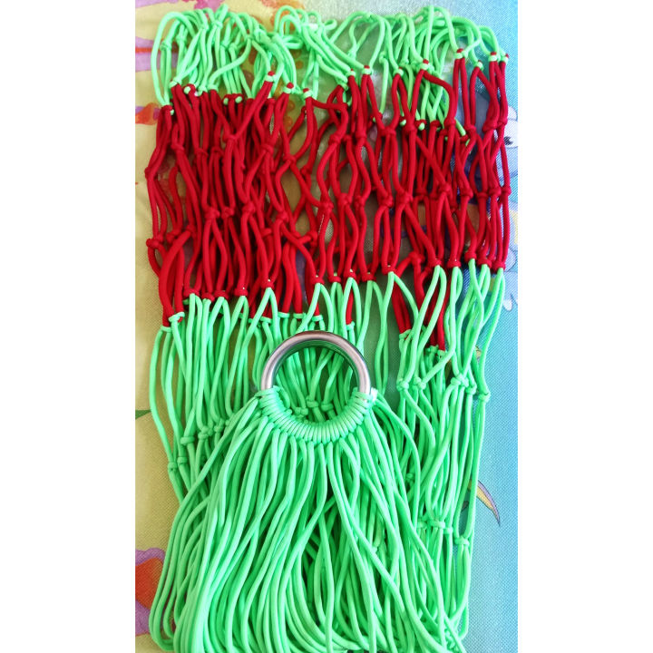 Handmade%20Dolna%20Swing%20%E2%80%93%207.5%20Ft%20Premium%20Hanging%20Hammock%20Rope%20Bed%20with%20Strong%20SS%20Rings%20&%20Free%206%20Ft%20Rope%20(Random%20Color)%20-%20Image%202