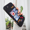 AMORVOR for iPhone 7 8 Back Cover Cute Happy Cartoon Side design Soft Case Multicolor Liquid Silicone Phone Cases. 