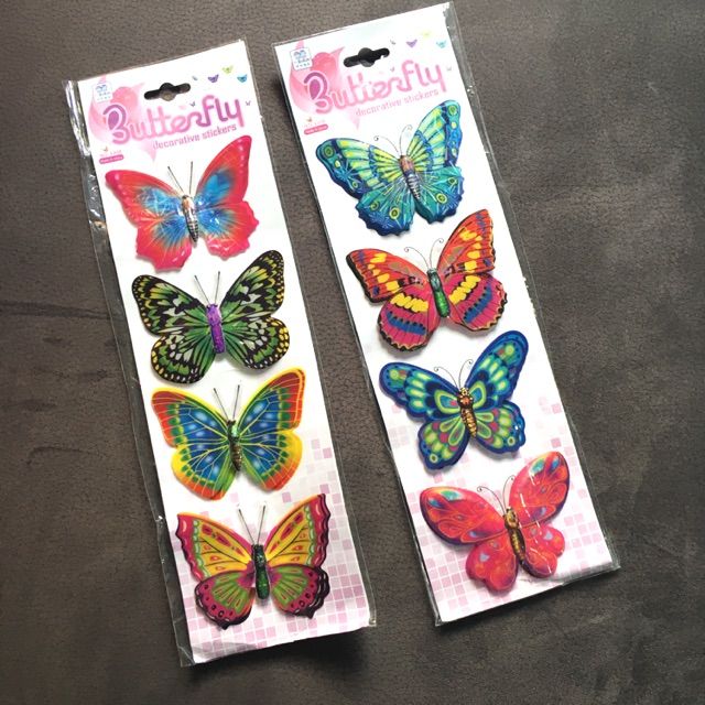 8%20Pcs%203D%20Double%20Wings%20Butterfly%20Wall%20Stickers%20-%20Image%205