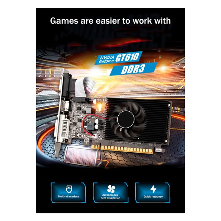 Desktop%20Graphics%20Card%20Small%20Chassis%20Graphics%20Card%20GT610%201GB%20DDR3%2064Bit%20Video%20Card%20VGA+HD+DVI%20Desktop%20Office%20Game%20-%20Image%204