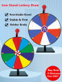 Rewritable Rorating Board Classroom Lottery Draw Drawer Spinner Lucky Wheel Spin Teaching Aids Party Games 30/40/50cm Iron Stand. 