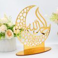 Muslim Ramadan Decorations Candle Led Lights Eid Mubarak For Home Eid Al-Fitr Aid Moubarak Decor Kareem Party Supplies. 
