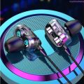 COD 4D bass dual speaker HiFi stereo 3.5mm headset with microphone + wired headset.