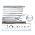 Snap Button Punch Base Set Metal DIY Leather Setting Tool Hole Install.