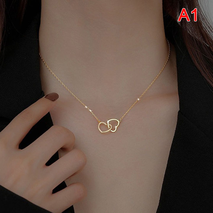 Double%20Heart%20Necklace%20Stainless%20Steel%20Hollow%20Heart%20Pendant%20Clavicle%20Necklace%20Yao%20Store%20-%20Image%202