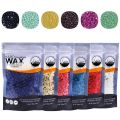 Wax Bean Dregs Without Clean Depilating Bikini Hard Wax Strips for Hair Removal Hard Wax Beans-100GM(Face &Body). 