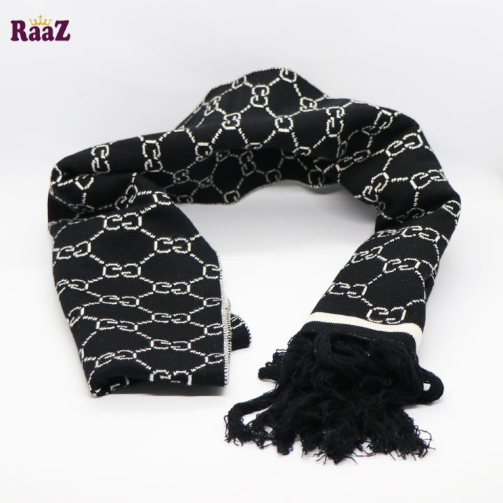 Black%20And%20White%20Woolen%20Scarf,%20Soft%20Muffler%20Stylish%20Fashion%20Scarf%20For%20Men%20And%20Women%20-%20Image%205