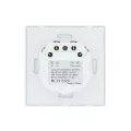 Wifi Smart Fan Light Switch with Speed Control Glass Panel Can Control Remotely Work for Tuya Alexa Google Home Smart Life. 