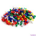 [huite]Color Random Push Pin Plastic Assorted Pack School Painting Drawing Notice Cork Felt Board Thumbtack. 