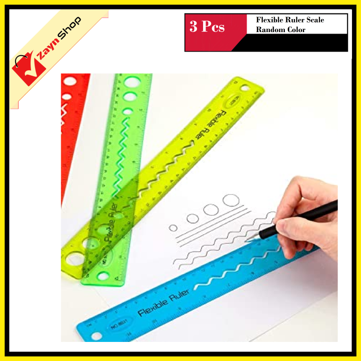 Flexible%20Ruler%20Scale%20Random%20Color%20%2030cm%20/%2012%20inch%20%20Pack%20Of%203%20pcs%20-%20Image%204