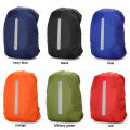 Portable Waterproof Backpack Rain Cover School Bag Satchel Protection Cover with Reflective Strips for Outdoor. 