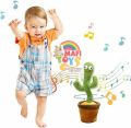 Dancing Cactus Toy Electric Cactus Sing Repeat Singing  Rechargeable Talking Cactus Mimicking Toy For Plush Toys 120 SONGS. 