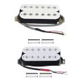 2pcs Electric Guitar Humbucker Pickups Alnico V Pickup White - Neck & Bridge.