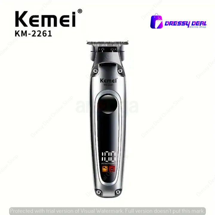 KEMEI KM-2261 Hair Beard Shaver High Quality Professional Men's Trimmer