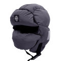 Minimalist Down Jacket Cotton Ear Protection Hats for Women Men Winter Mask Ski Hat Men's Windproof Cycling Cotton Cap. 