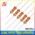 33K ohm Resistor (100 Pcs). 