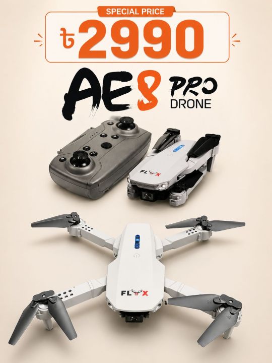 FLH%20AE8%20Pro%20Dual%20Camera%20Dual%20Battery%20Folding%20Camera%20Wifi%20Cam%20app%20Operator%20Drone%20-%20Image%203