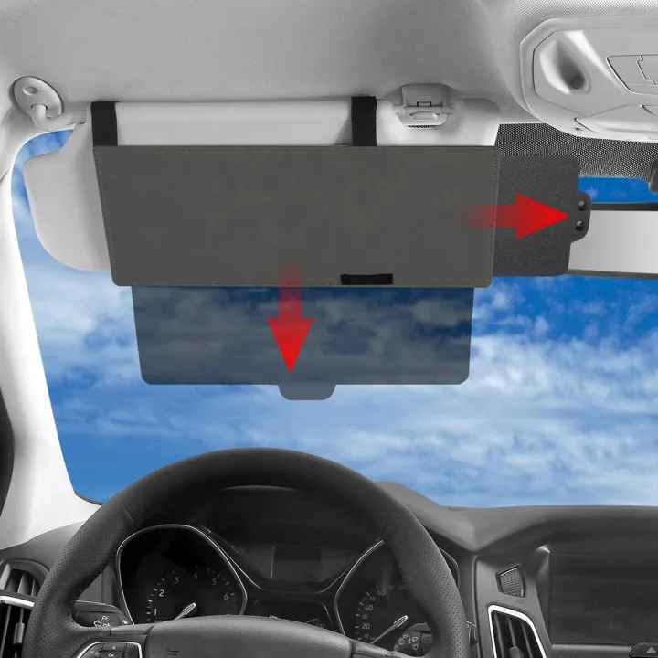 Car%20Sun%20Visor%20Polarized%20Sunshade%20Plate%20Clear%20Vision%20Anti-UV%20Rotatable%20Adjustable%20Sun%20Visor%20Blocker%20Driving%20Vehicle%20Shield-Black%20-%20Image%203