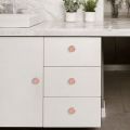 Hole Cabinet Door Pull Handles Colorful  Drawer Knobs. 