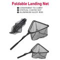 Telescoping Retractable Fishing Net Foldable Landing Net Pole Folding Landing Network for Fly Fishing Tackle Tool. 