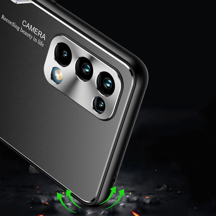 For%20OPPO%20Reno5%20Pro+%205G/Reno5%20Pro%20Plus%205G%20Electroplated%20Metal%20Back%20Panel%20Soft%20TPU%20Bumper%20Double%20Shockproof%20Protective%20Cover%20Compatible%20case%20-%20Image%203