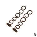 2Pcs/Set Hair Style Braider Magic French Twist Plait Wave Braid Clip Stick Bun Maker Centipede Shape Women Hair Styling Clip.