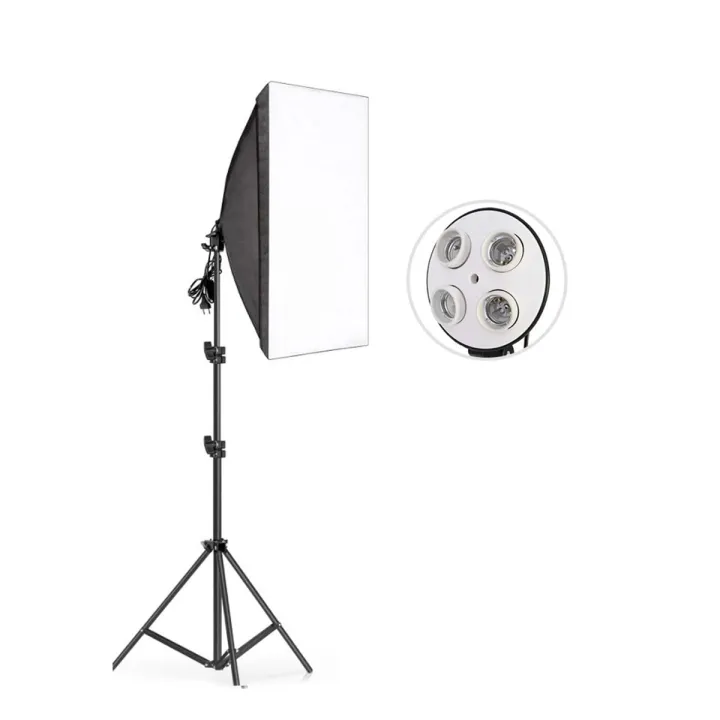 Professional%204-in-1%20E27%20Lamp%20Holder%20Studio%20Softbox%20Light%20Kit%20(Black)%20with%2060x60cm%20Stand%20Included%20for%20Lighting%20Mastery%20-%20Image%204