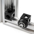 4pcs Openbuilds Three Way Block Cube Corner 3 Way Connector 20*2eisure time 0*20mm for 2020series V-Slot/C-Beam Aluminum Extrusions Profiles. 