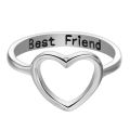 【beauty code store】QIMING Jewelry Opening Best Friends Ring Gifts Minimalist Jewelry for Women Girl Gift. 