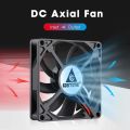 2pcs Gdstime 8cm DC 12V 24V 80mm x 15mm Dual Ball Bearing PC Case Cooling axial Fan 80*80*15mm 8015 Mute Radiator Cooler 2 Pin.
