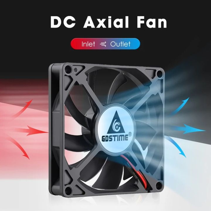 2pcs%20Gdstime%208cm%20DC%2012V%2024V%2080mm%20x%2015mm%20Dual%20Ball%20Bearing%20PC%20Case%20Cooling%20axial%20Fan%2080*80*15mm%208015%20Mute%20Radiator%20Cooler%202%20Pin%20-%20Image%205