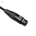Black 5Pin XLR Male Plug to 5Pin XLR Female Audio Cable Adapter XK1075 5m. 