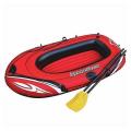Hydro Force Inflatable Boat Raft Dinghy Set with Oars - Red. 