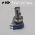 D-SHAFT A10K A-10K 3 Pin Leads Potentiometer D-Shaft 10K 103 3Pin Potentiometer Volume Potentiometer Solid Shaft Variable Resistor Through Hole.