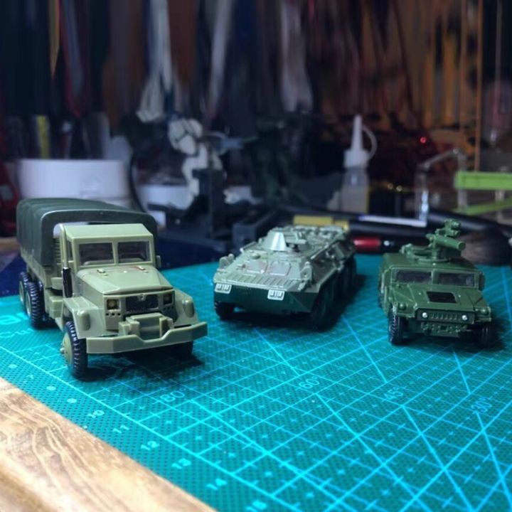 1/72%204D%20Assembly%20Military%20Vehicle%20Model%20M35%20Truck%20Hummer%20M3%20Armored%20Vehicles%20Building%20Kit%20Toy%20WW2%20Soldier%20Models%20Gift%20-%20Image%207