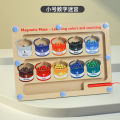 【 】 Baby's Magnetic Pen Labyrinth Beadwalk, Developing Brain Thinking, Exercising Patience for Children. 
