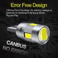 2x Car 5W5 LED Bulb T10 W5W LED No ERROR Signal Light Canbus 12V 6000K Auto Claerance Wedge Side Reverse Lamps 5630 6SMD Lamp. 