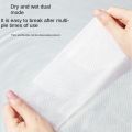 【Best-Selling】 100Pcs Comfortable Soft Disposable Towel Thickened Wet and Dry Cotton Tissue Facial Tissue Skin-Friendly Cleanning Towel Travel.