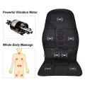 Ms.Dear Electric Massage Chair Heating Hot Vibrating Back Massager Seat In Cushion Car Home Lumbar Neck Mattress Pain Relief. 