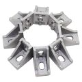 50Pcs Corner Bracket 2020 Series Profile Connector Set with 20Pcs T Slot L-Shape Interior Inside Corner Connector. 