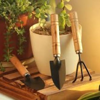 Three Pieces Garden Equipment Set For Home and Office Surrounding