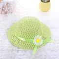 Sagit Baby Kids Girl Summer Floral Flower Straw Visor Sun Hat Beach Hats. 