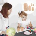 Stacker Uncolored Nesting Wooden Blank Toys DIY Stacking Dolls Unpainted Russian.