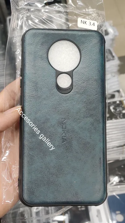 Nokia%203.4%20Soft%20Artificial%20Leather%20Cover%20-%20Image%202