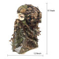 Camouflage Leafy Hat 3D Full Face Mask Headwear Turkey Camo Hunter Hunting Accessories. 