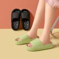 Thick Sole Summer Beach Slides Men’s Bathroom Anti-Slip Slipper Soft Sandals Fashion Women Flip-Flops Shoes. 