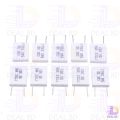 2Pcs Wirewound 5W 0.33 Ohm Non-Inductive Ceramic Cement Resistor 0.33R 5 Watt BPR56 Wire Wound Resistance Axial Lead Fixed Cement Resistor 5% Tolerance.